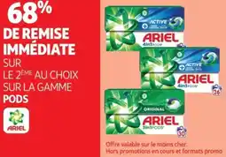 Auchan Supermarché SUR LE 2ÈME AU CHOIX SUR LA GAMME PODS ARIEL offre