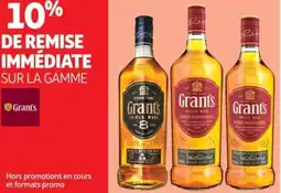Auchan Supermarché SUR LA GAMME Grant's offre