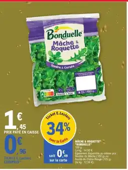 E.Leclerc BONDUELLE Mäche & roquette offre