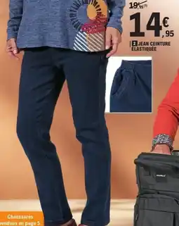 E.Leclerc Jean ceinture élastiquée offre