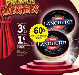E.Leclerc LANQUETOT Camembert moulé à la louche offre