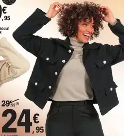 E.Leclerc Veste boutons fantaisie offre