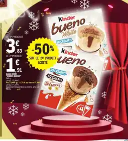 E.Leclerc KINDER BUENO Glace cône offre