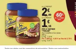 E.Leclerc POULAIN Pâte à tartiner offre