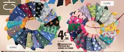 E.Leclerc 4 chaussettes fantaisie mix homme ou femme offre