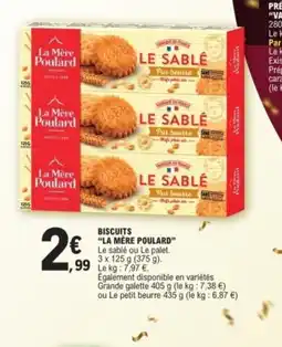 E.Leclerc LA MÈRE POULARD Biscuits offre