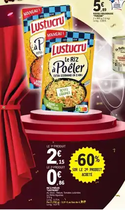 E.Leclerc LUSTUCRU Riz à poêler offre