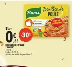 E.Leclerc KNORR Bouillon de poule offre