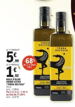 E.Leclerc TERRA DELYSSA Huile d'olive vierge extra offre