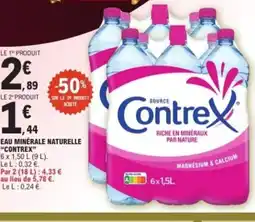 E.Leclerc CONTREX Eau minérale naturelle offre
