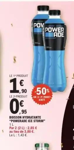 E.Leclerc POWERADE ICE STORM Boisson hydratante offre