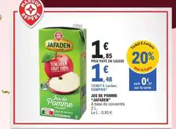 E.Leclerc JAFADEN Jus de pomme offre