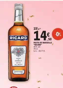 E.Leclerc RICARD Pastis de marseille offre