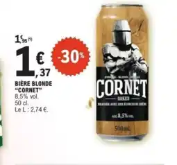 E.Leclerc CORNET Bière blonde offre