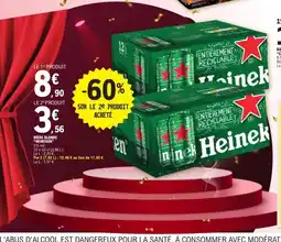 E.Leclerc HEINEKEN Bière blonde offre