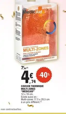 E.Leclerc MEDICAID Coussin thermique multi-zones offre