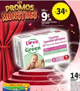 E.Leclerc LOVE & GREEN hypoallergéniques offre