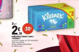 E.Leclerc KLEENEX Mouchoirs format family offre
