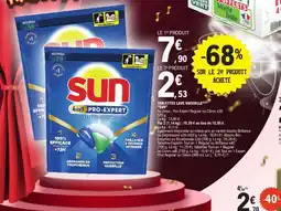 E.Leclerc SUN Tablettes lava vaisselle offre