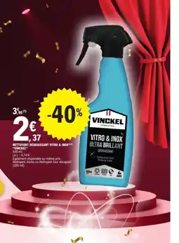 E.Leclerc VINCKEL Nettoyant dégraissant vitro & inox offre