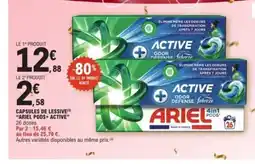 E.Leclerc ARIEL PODS+ Capsules de lessive offre