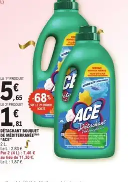 E.Leclerc ACE Détachant bouquet de méditerranée offre