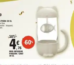 E.Leclerc Mug avec 4 pieds offre