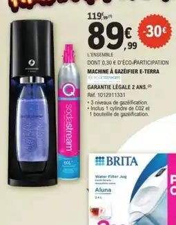 E.Leclerc SODASTREAM à gazéifier e-terra offre