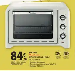 E.Leclerc MOULINEX Mini four offre