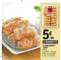 E.Leclerc 16 MINI NEMS 'AGIS' offre