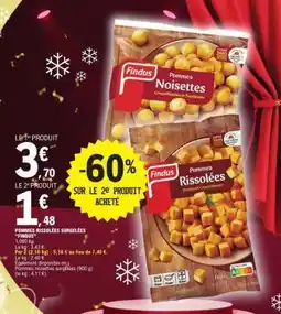 E.Leclerc Findus Pommes Noisettes & Rissolées offre