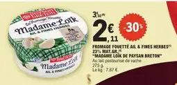 E.Leclerc Madame Loïk Ail & Fines Herbes offre