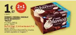 E.Leclerc VIENNOIS L'ORIGINAL CHOCOLAT OFFRE DÉCOUVERTE offre