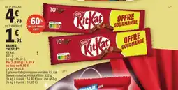 E.Leclerc Barres Nestlé Kit Kat offre
