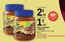 E.Leclerc Pâte à Tartiner Poulain offre