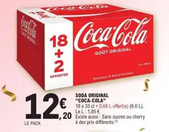 E.Leclerc SODA ORIGINAL COCA-COLA offre