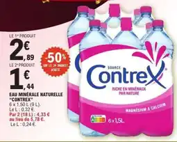 E.Leclerc Eau Minérale Naturelle Contrex offre