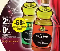E.Leclerc SAUCE VINAIGRETTE TÊTE NOIRE offre