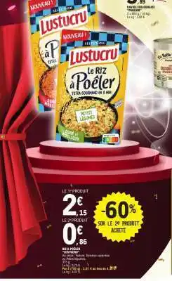 E.Leclerc Lustucru Le Riz à Poêler offre