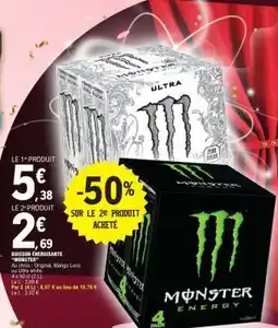 E.Leclerc Boisson Energisante Monster offre