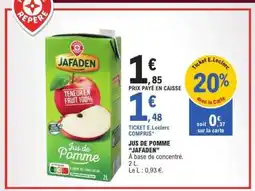 E.Leclerc Jus de Pomme 'Jafaden' offre