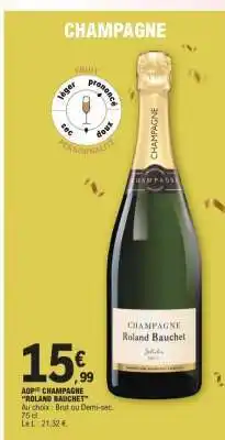 E.Leclerc Champagne Roland Bauchet offre