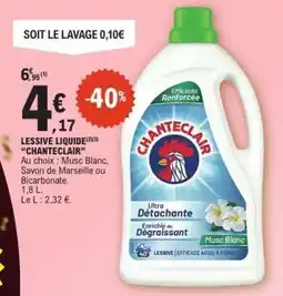 E.Leclerc LESSIVE LIQUIDE CHANTECLAIR offre