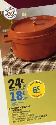 E.Leclerc COCOTTE RONDE 4,5L DOMOISELLE offre
