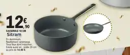 E.Leclerc Casserole 18 cm Sitram offre