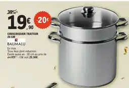 E.Leclerc COUSCOUSSIER TRAITEUR 24 CM offre