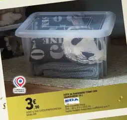 E.Leclerc BOITE DE RANGEMENT FUNNY BOX offre