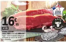 E.Leclerc Viande Bovine : Faux-Filet offre