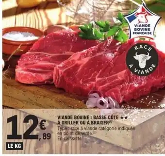 E.Leclerc Viande Bovine : Basse Cote offre