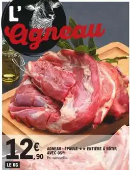 E.Leclerc AGNEAU : EPAULE offre